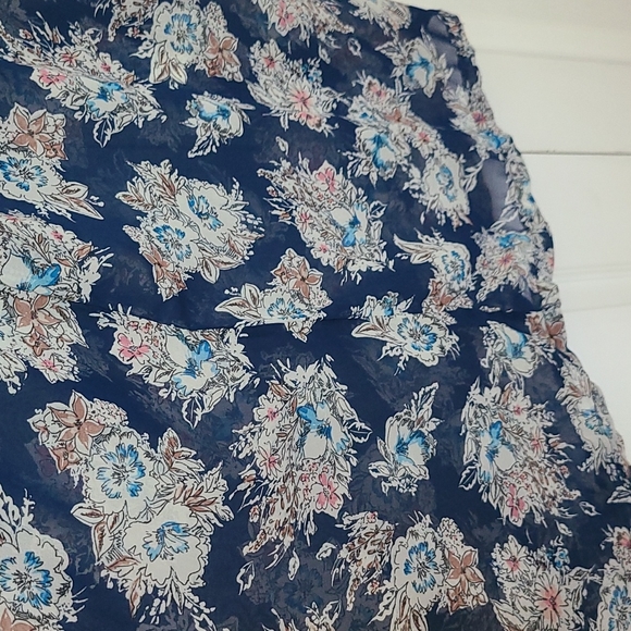 As U Wish long maxi blue floral dress - Picture 10 of 11